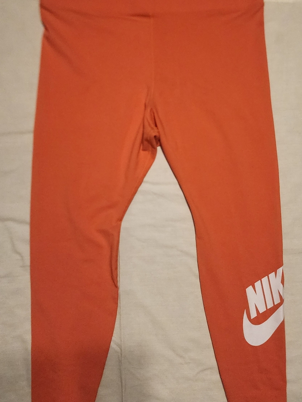 Nike Coral Women Leggings with White Logo